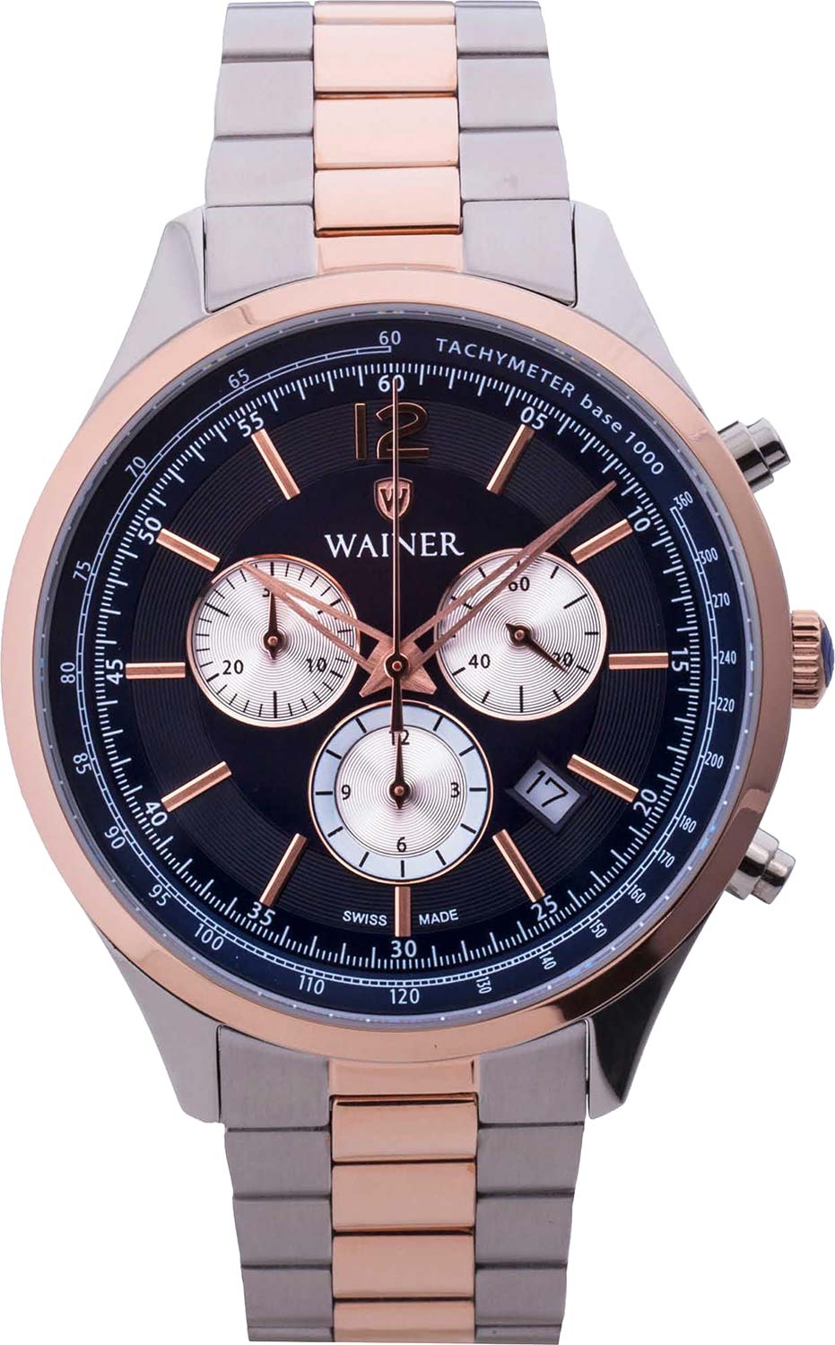 Швейцарские наручные часы Wainer WA.12018-C с хронографом