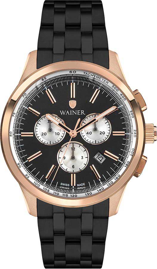 Швейцарские наручные часы Wainer WA.12320-C-ucenka с хронографом