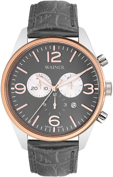 Швейцарские наручные часы Wainer WA.13426-M с хронографом