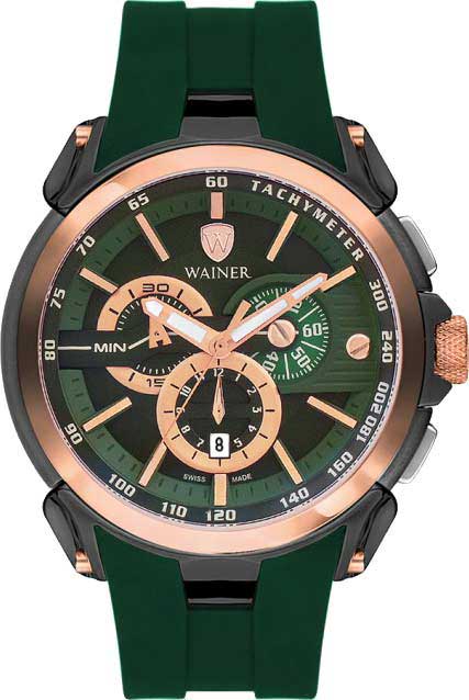 Швейцарские наручные часы Wainer WA.16910-G-ucenka с хронографом