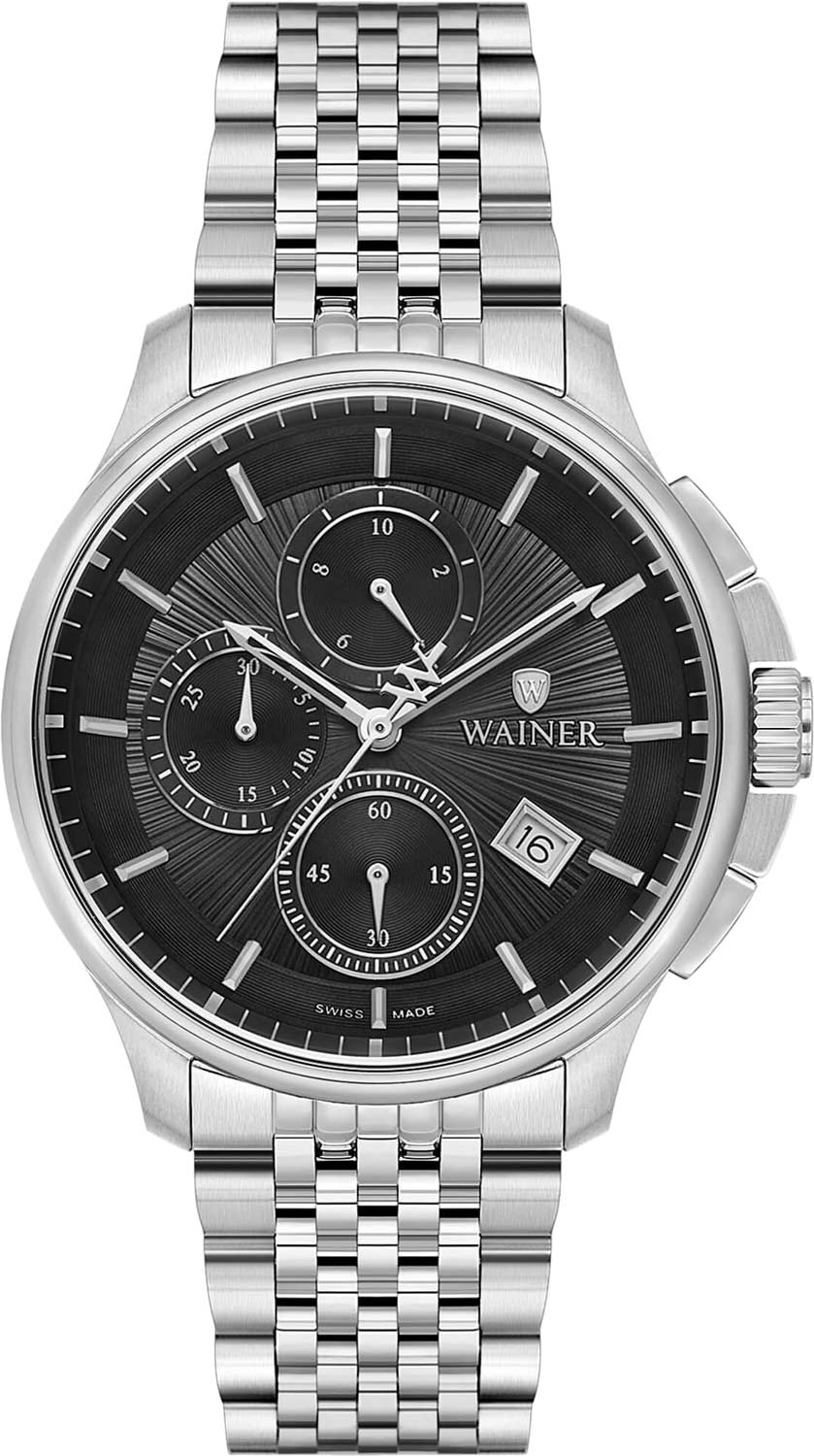 Швейцарские наручные часы Wainer WA.19100-A с хронографом