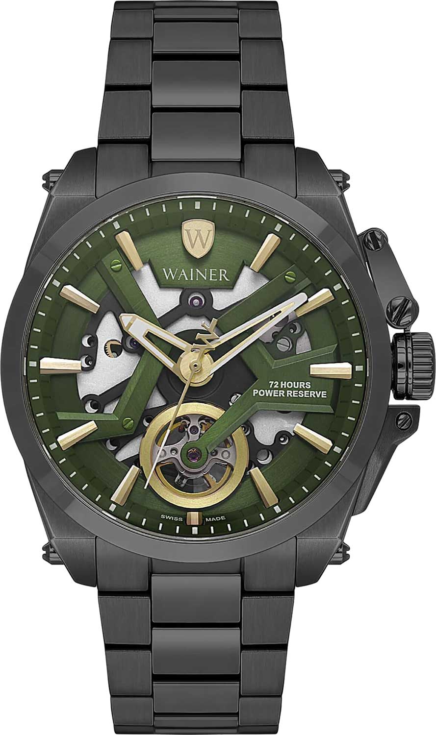 Швейцарские механические наручные часы Wainer WA.25250-D