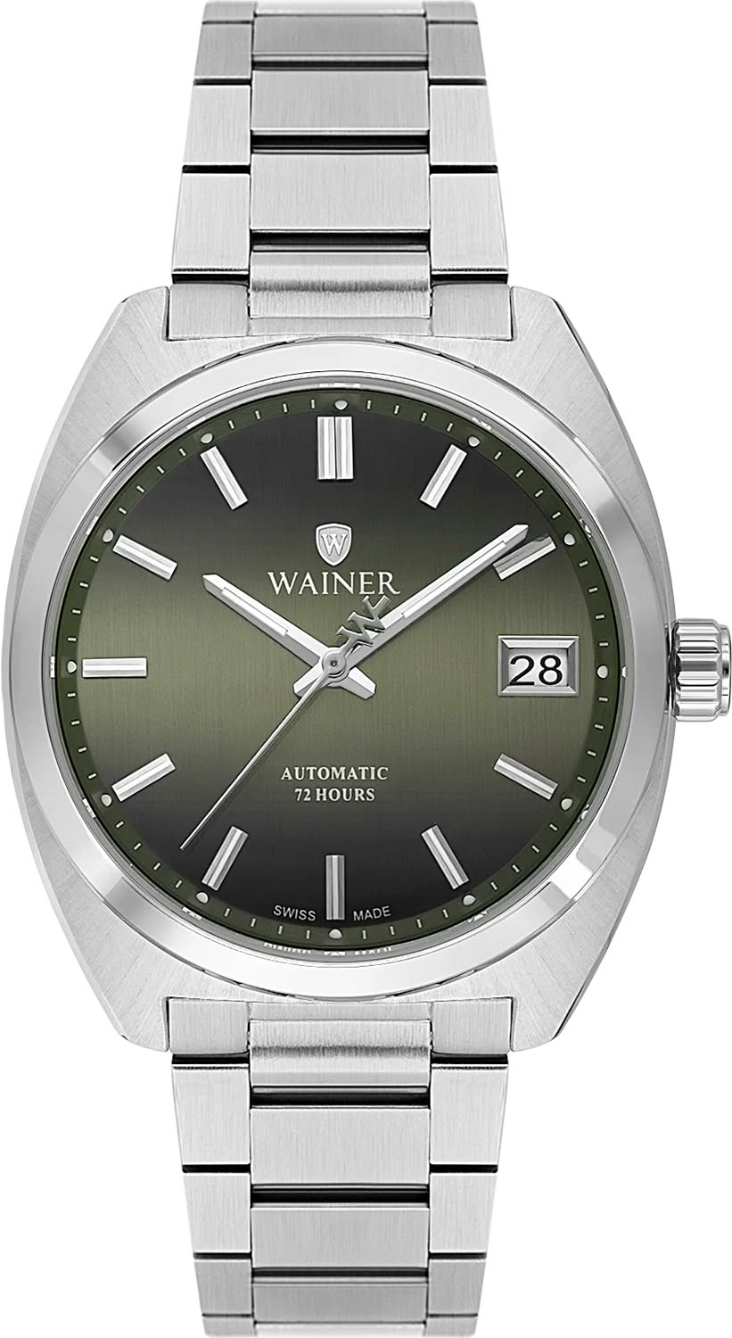 Швейцарские механические наручные часы Wainer WA.25650-B