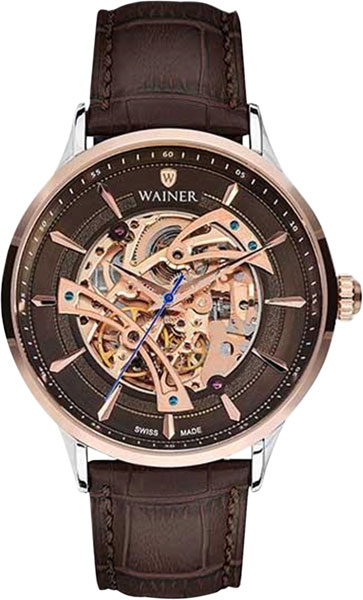 Швейцарские механические наручные часы Wainer WA.25725-F