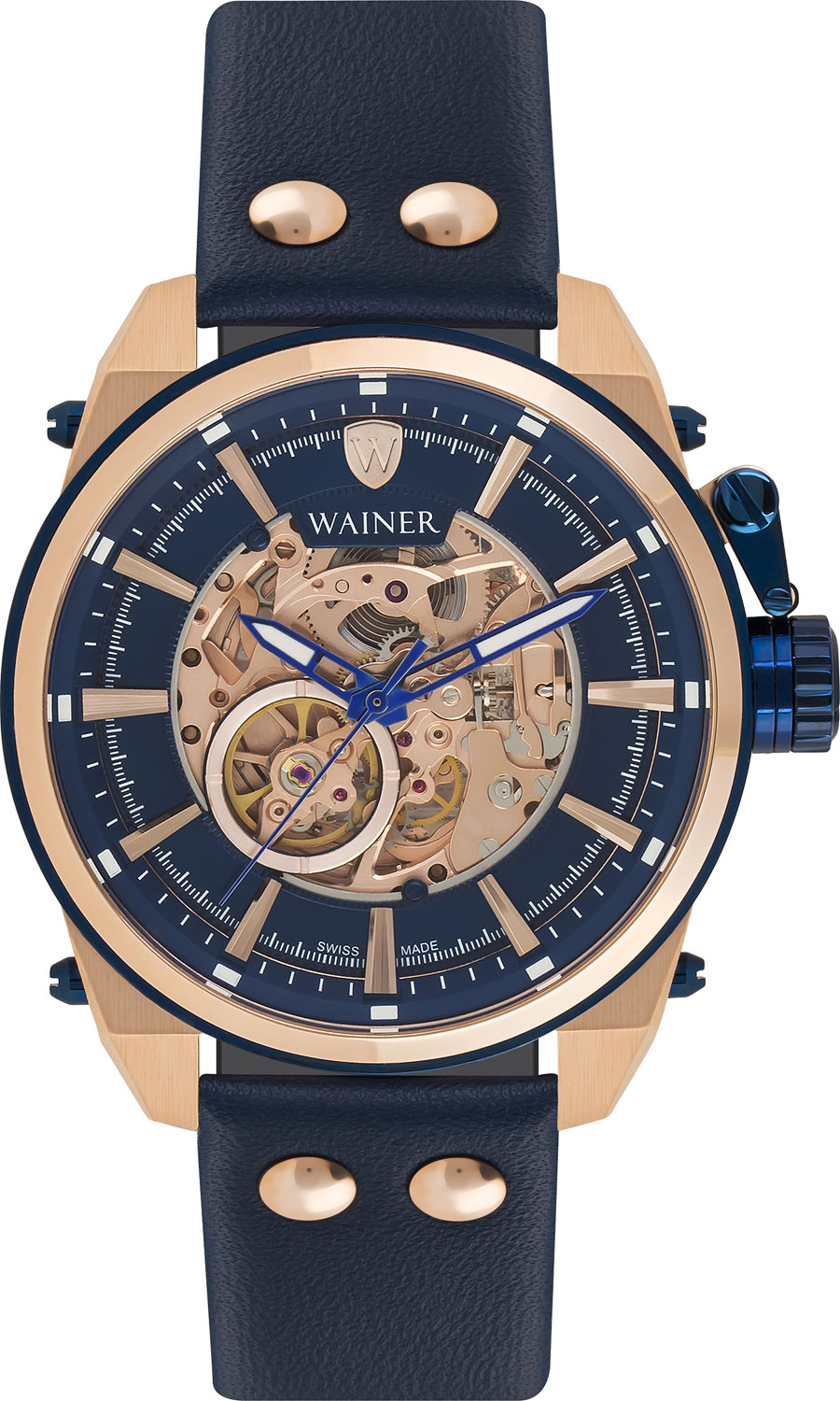 Швейцарские механические наручные часы Wainer WA.25980-C