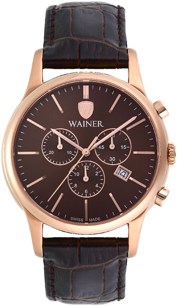 Швейцарские наручные часы Wainer WA.14322-D с хронографом