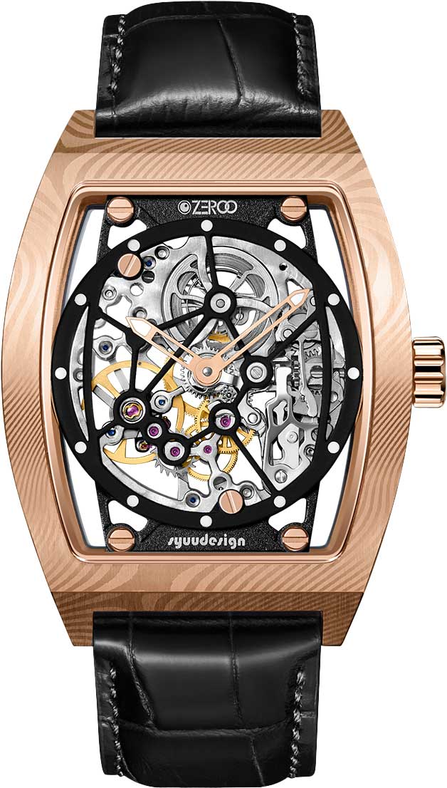 Японские механические наручные часы ZEROO ZM001DRBK