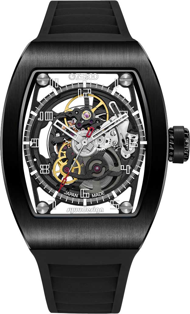 Японские механические наручные часы ZEROO ZM002BBK