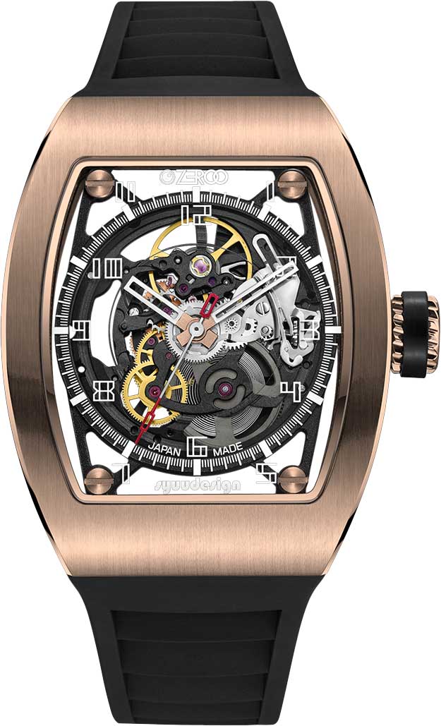 Японские механические наручные часы ZEROO ZM002RBK