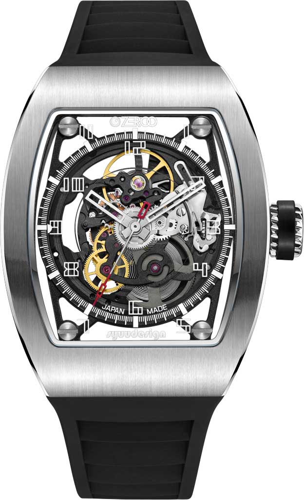 Японские механические наручные часы ZEROO ZM002SBK