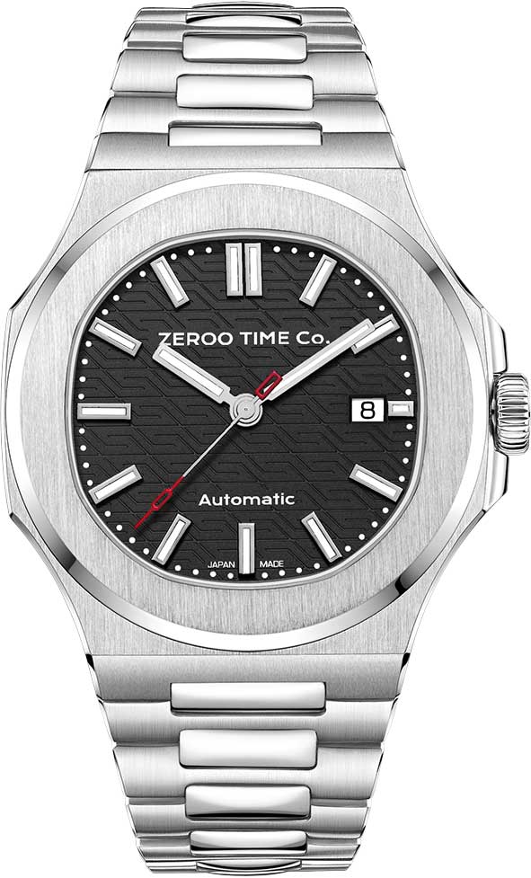 Японские механические наручные часы ZEROO ZM003CSBK