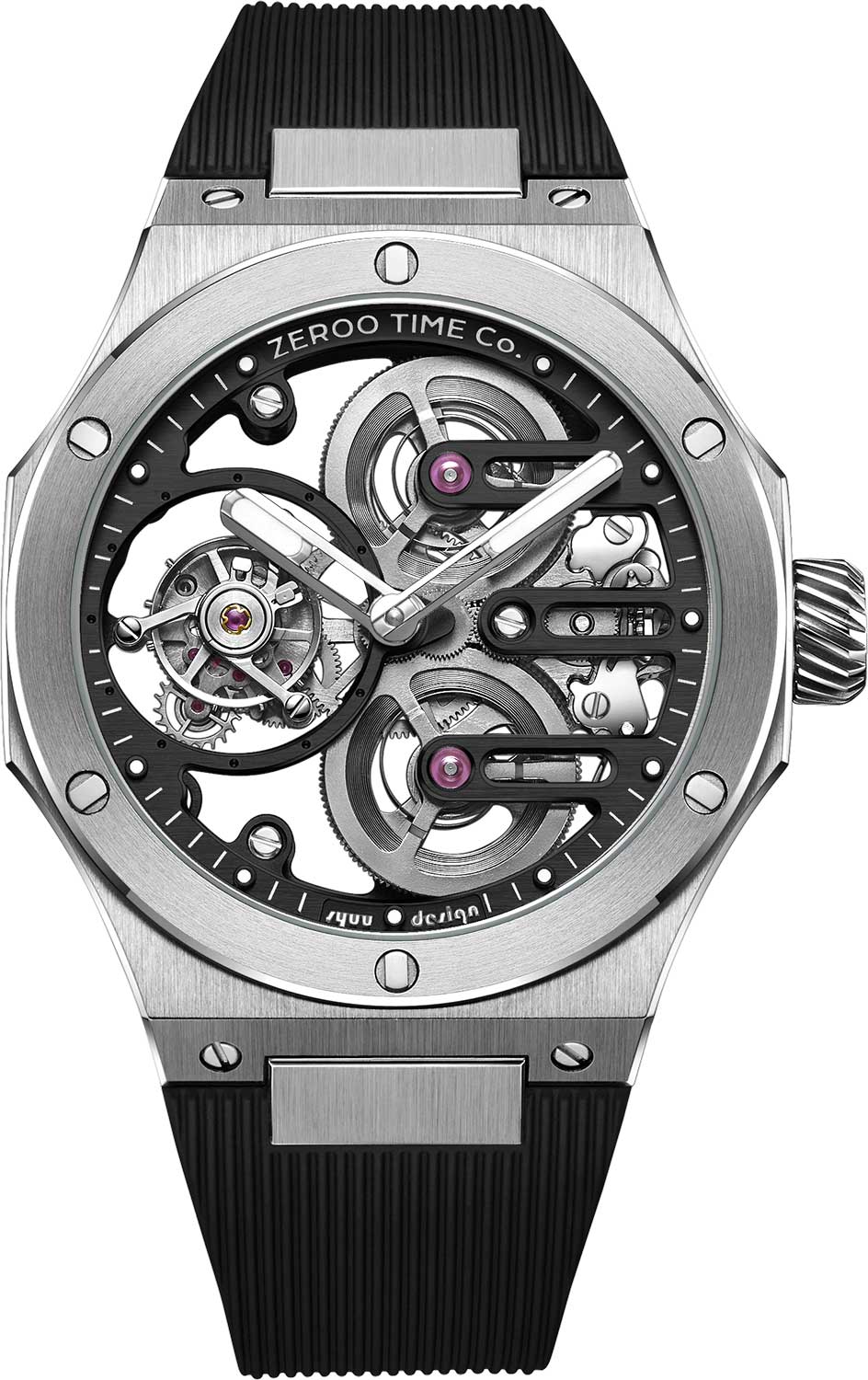 Японские механические наручные часы ZEROO ZT008SBB